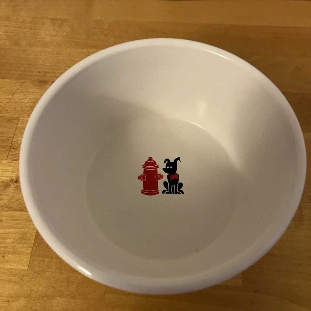 Signature Housewares City Pets Dog Bowl Food Water - 7 3/4